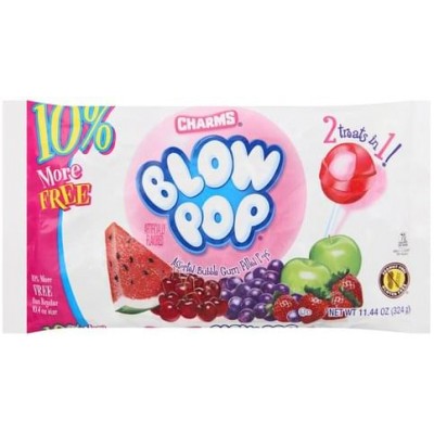 Charms Blow Pop - Assorted Gum Filled Pops