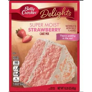 Betty Crocker Delights Super Moist Strawberry Cake Mix