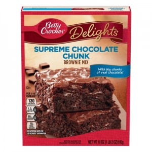 Betty Crocker Delights Chocolate Chunk Supreme Brownie Mix