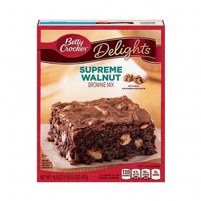 Betty Crocker Delights Brownie Mix Supreme Walnut