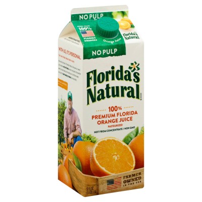 Florida's Natural 100% Premium Florida Orange Juice - No Pulp