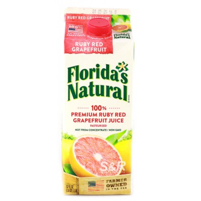 Florida's Natural 100% Premium Juice Ruby Red Grapefruit