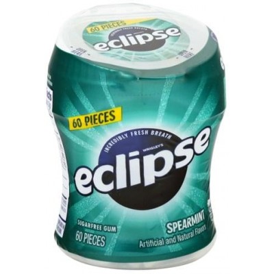 Eclipse Spearmint Sugarfree Gum - 60 Piece Bottle