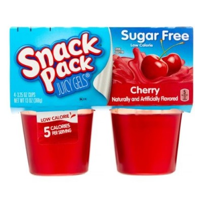 Snack Pack Gel Sugar Free Cherry