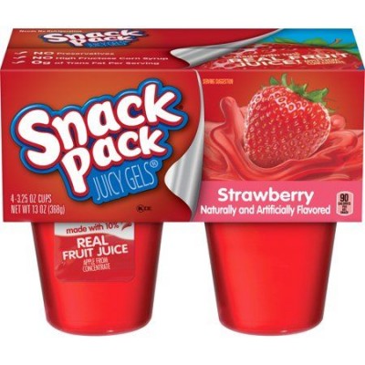 Snack Pack Gel Strawberry