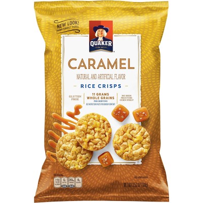 Quaker Popped Rice Snack Caramel Corn