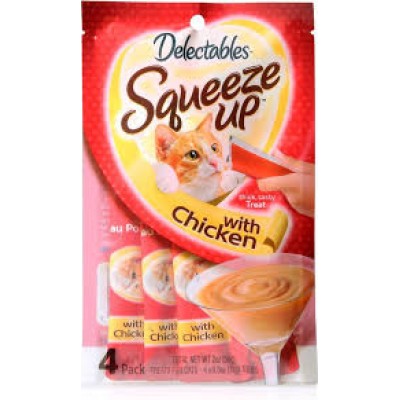 Hartz Delectables Squeeze Up Chicken Lickable Cat Treat