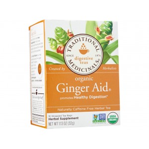 Traditional Medicinals Organic Herbal Ginger Aid Tea