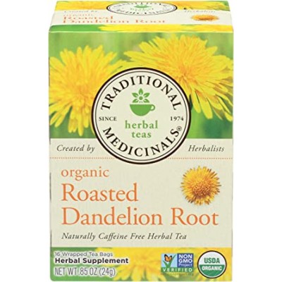 Traditional Medicinals Organic Roasted Dandelion Root Herbal Tea