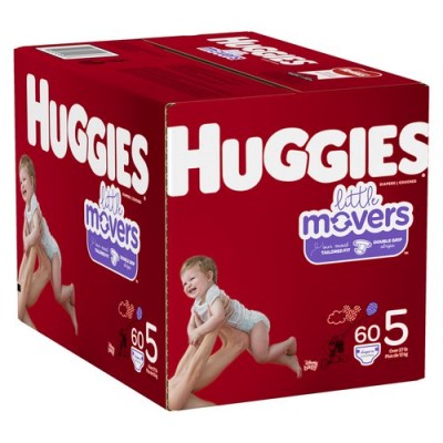 Huggies Little Movers Diapers - Size 5