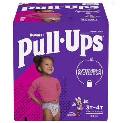 Huggies Pull-Ups Jumbo Girls 3T-4T