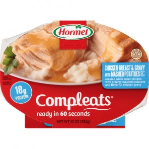 Hormel Chicken Breast &Gravy w/ Mashed Potatoes Compleats