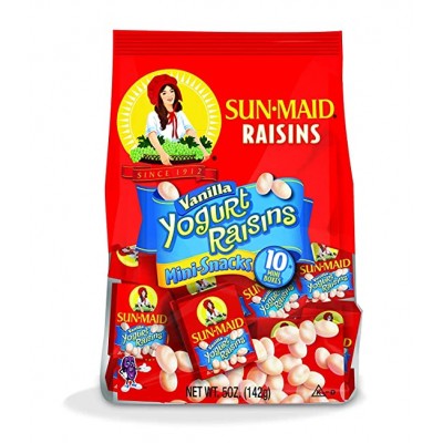 Sun-Maid Vanilla Yogurt Raisins - Mini Snack Boxes