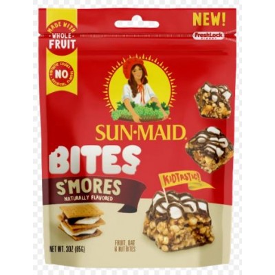 Sun-Maid Bites S'mores Fruit, Oat & Nut Bites