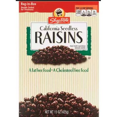 ShopRite Raisins - California Seedless