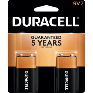 Duracell Batteries 9v 2 Pack