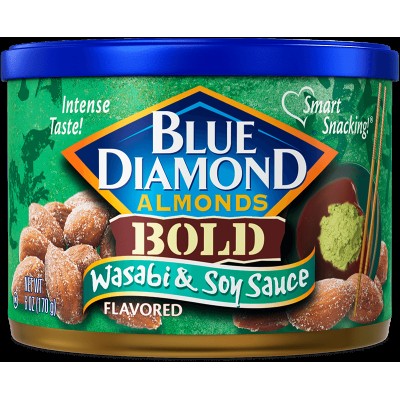 Blue Diamond Almonds Almonds - Bold Wasabi & Soy Sauce