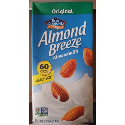 Blue Diamond Almond Breeze Orignial Almond Milk