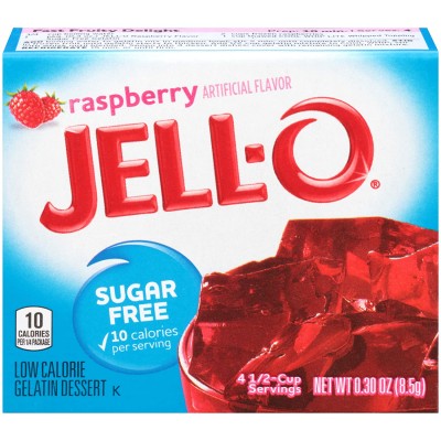 Jell-O Sugar-Free Raspberry Gelatin Mix