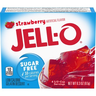 Jell-O Strawberry Sugar Free Gelatin Dessert