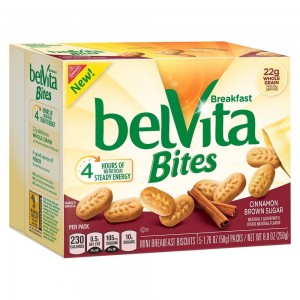 Belvita Bites Cinnamon Brown Sugar Mini Breakfast Biscuits