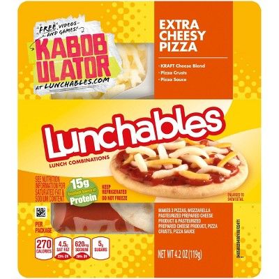 Oscar Mayer Lunchables Extra Cheesy Pizza Lunch Combination