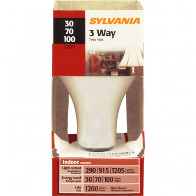 Sylvania Light Bulb - Double Life Indoor Round  White