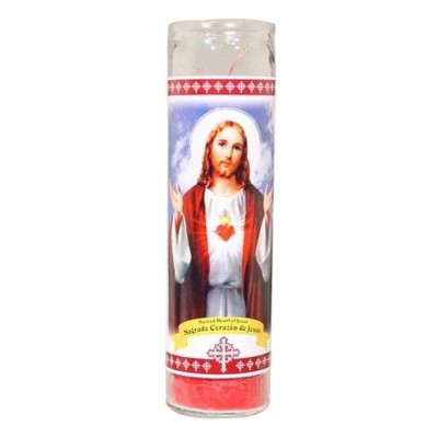 Religious Candle Sacred Heart Jesus