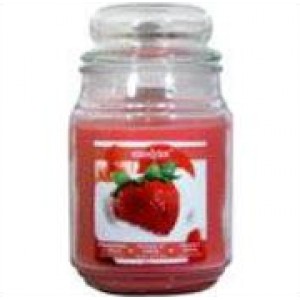 Star Candle Apothecary Jar - Strawberries & Cream