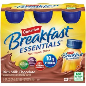 Carnation Breakfast Essentials Ready-to-Drink Bottle - Rich Milk Chocolate