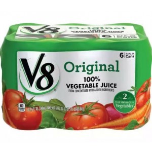 V8Â® 100% Vegetable Juice Original 100% Vegetable Juice - 6 Pack Cans