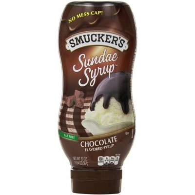 Smucker's Sundae Syrup - Chocolate Flavored Syrup - Fat Free