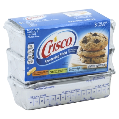 Crisco Baking Sticks - All-Vegetable Shortening