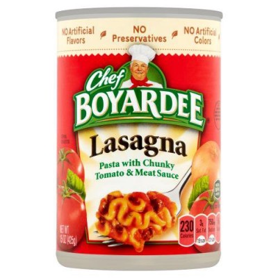 Chef Boyardee Lasagna