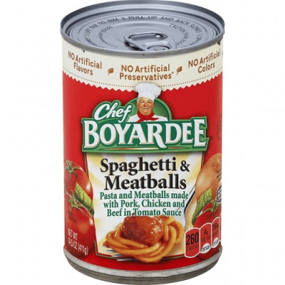 Chef Boyardee Spaghetti And Meatballs