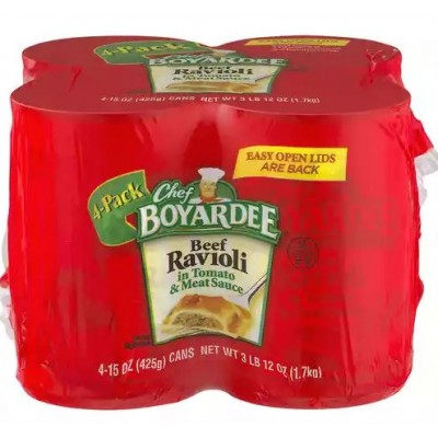 Chef Boyardee Beef Ravioli