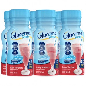 Glucerna Diabetes Shake Creamy Strawberry - 6 pk