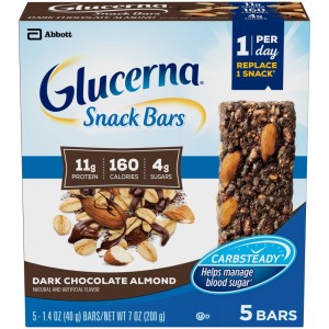 Glucerna Dark Chocolate Almond Snack Bars