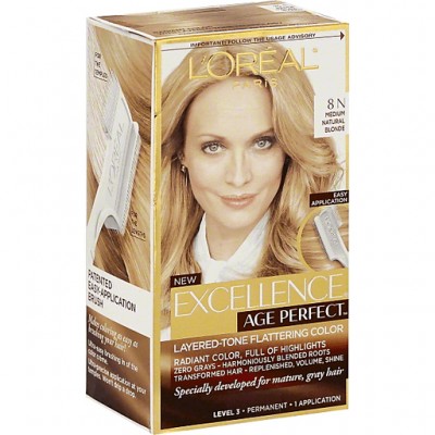 L'OrealÂ® Paris 8N Medium Natural Blonde Hair Color