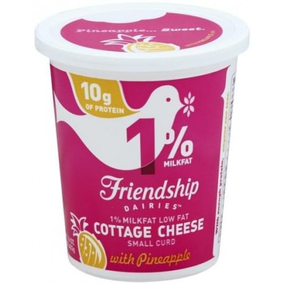 Friendship Dairies 1% Lowfat Cottage Cheese with Pineapple (16 OZ)