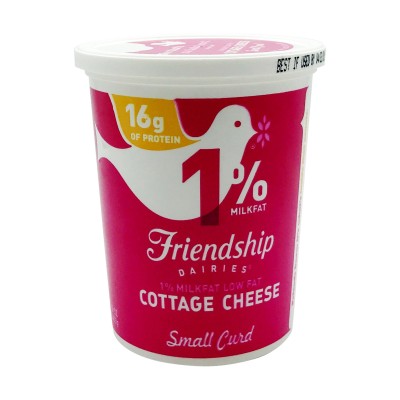 Friendship Dairies 1% Lowfat Cottage Cheese (16 OZ)