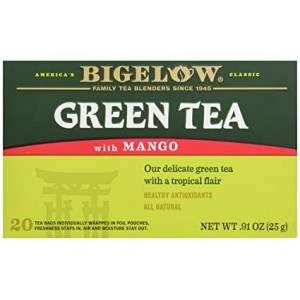 Bigelow Green Tea Bags with Mango 0.91oz (25g)