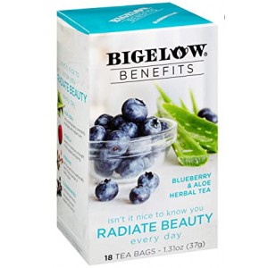 Bigelow Benefits Blueberry and Aloe Herbal Tea