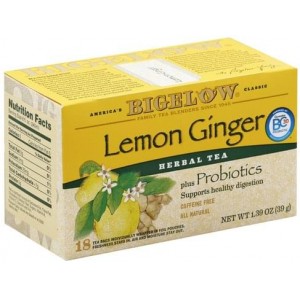 Bigelow Herb Plus, Probiotics-Lemon Ginger Tea Bags