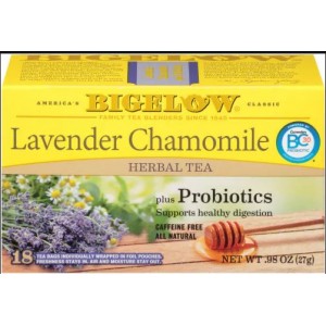 Bigelow Lavender Chamomile Herbal Tea plus Probiotics