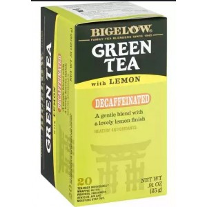 Bigelow Green Tea Bags -  Decaffeinated With Lemon