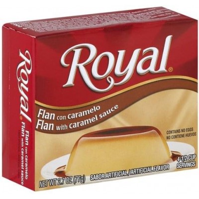 Royal Flan with Caramel Sauce