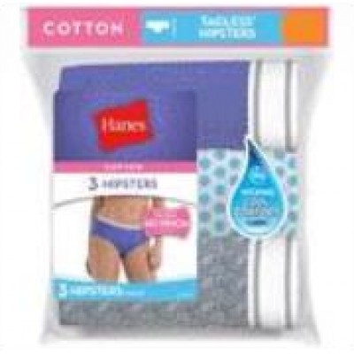 Hanes Ladies Briefs - White, Size 12