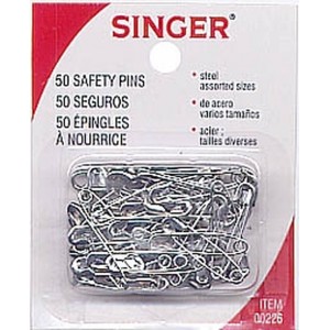 Singer Safety Pins - Assorted Sizes