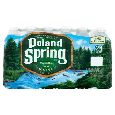 Poland Spring 100% Natural Spring Water - 24 Pack Bottles